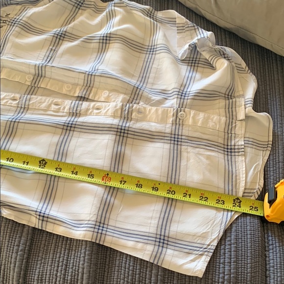 Gently Loved Harley-Davidson White Striped  Shirt - Picture 9 of 9